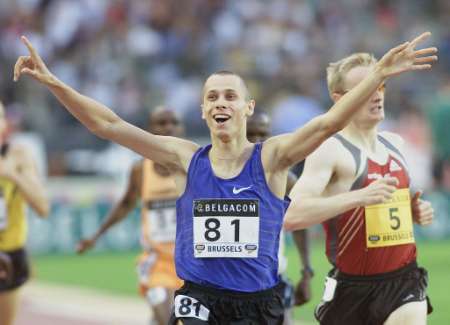 Borzakovskiy celebrates