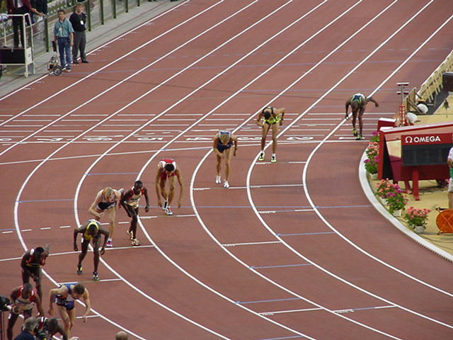 Start of the 800m at the 1999 Van Damme Memorial