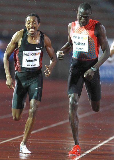 Rudisha is beaten by Aman