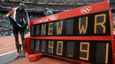 David Rudisha and his new WR