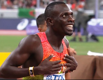 Wanyonyi wins his first World Chamionship gold
